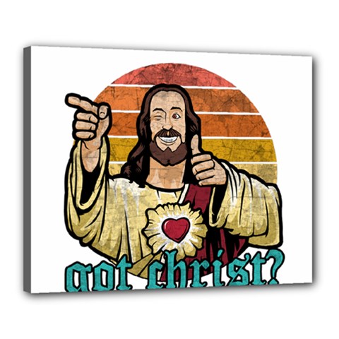 Got Christ? Canvas 20  X 16  (stretched) by Valentinaart