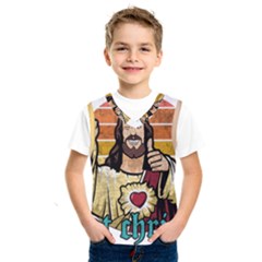 Got Christ? Kids  Basketball Tank Top by Valentinaart