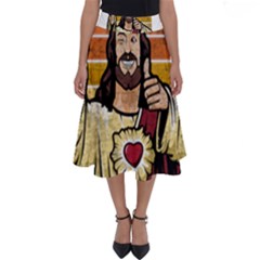 Got Christ? Perfect Length Midi Skirt by Valentinaart
