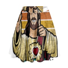Got Christ? High Waist Skirt by Valentinaart