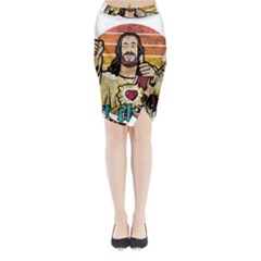 Got Christ? Midi Wrap Pencil Skirt by Valentinaart