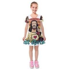 Got Christ? Kids  Short Sleeve Velvet Dress by Valentinaart