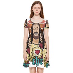 Got Christ? Inside Out Cap Sleeve Dress by Valentinaart