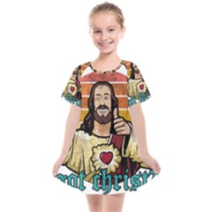 Got Christ? Kids  Smock Dress by Valentinaart