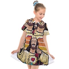 Got Christ? Kids  Short Sleeve Shirt Dress by Valentinaart