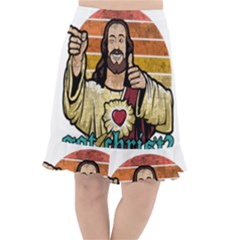 Got Christ? Fishtail Chiffon Skirt by Valentinaart