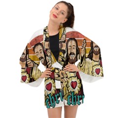 Got Christ? Long Sleeve Kimono by Valentinaart