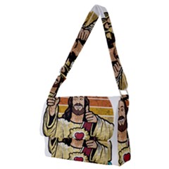 Got Christ? Full Print Messenger Bag (m) by Valentinaart