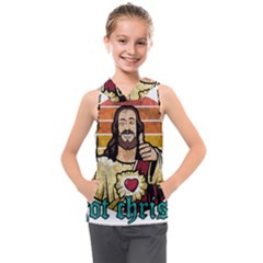 Got Christ? Kids  Sleeveless Hoodie by Valentinaart