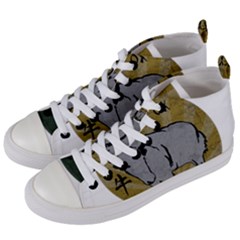 Chinese New Year ¨c Year Of The Ox Women s Mid-top Canvas Sneakers by Valentinaart