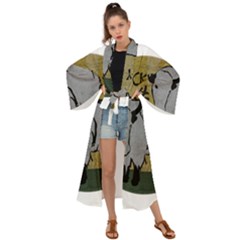 Chinese New Year ¨c Year Of The Ox Maxi Kimono by Valentinaart