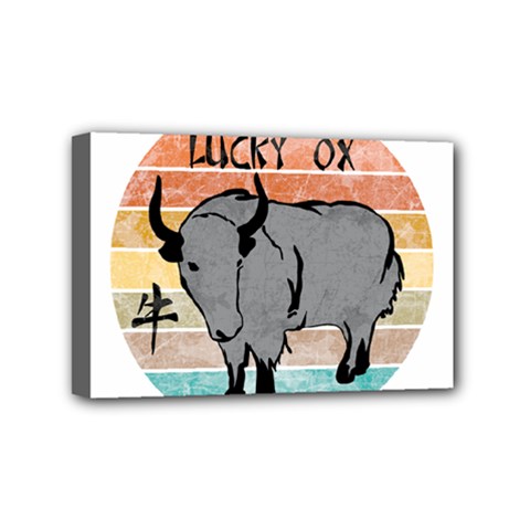 Chinese New Year ¨c Year Of The Ox Mini Canvas 6  X 4  (stretched) by Valentinaart