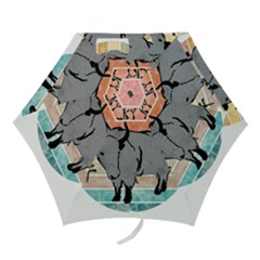 Chinese New Year ¨c Year Of The Ox Mini Folding Umbrellas by Valentinaart