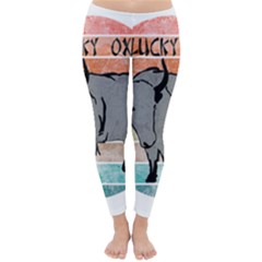 Chinese New Year ¨c Year Of The Ox Classic Winter Leggings by Valentinaart