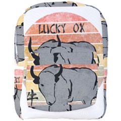 Chinese New Year ¨c Year Of The Ox Full Print Backpack by Valentinaart