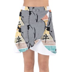 Chinese New Year ¨c Year Of The Ox Wrap Front Skirt