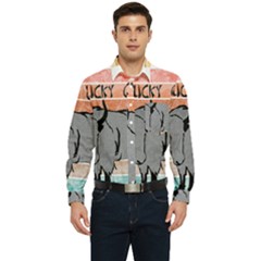 Chinese New Year ¨c Year Of The Ox Men s Long Sleeve Pocket Shirt  by Valentinaart