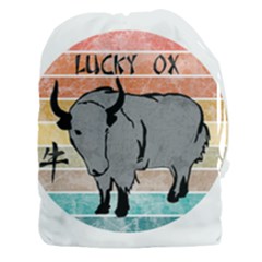 Chinese New Year ¨c Year Of The Ox Drawstring Pouch (3xl) by Valentinaart