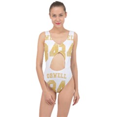 Orwell 84 Center Cut Out Swimsuit by Valentinaart