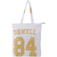 Orwell 84 Double Zip Up Tote Bag by Valentinaart