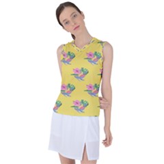 Floral Women s Sleeveless Sports Top by Sparkle