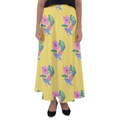 Floral Flared Maxi Skirt by Sparkle