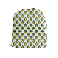 Holiday Pineapple Drawstring Pouch (xl) by Sparkle