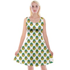 Holiday Pineapple Reversible Velvet Sleeveless Dress by Sparkle
