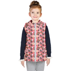 Sweet Donuts Kids  Hooded Puffer Vest by Sparkle