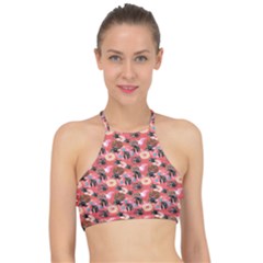 Sweet Donuts Racer Front Bikini Top by Sparkle