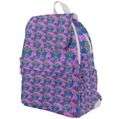 Floral Pattern Top Flap Backpack