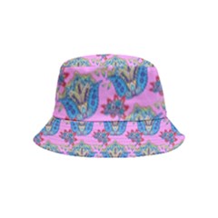 Floral Pattern Inside Out Bucket Hat (kids) by Sparkle