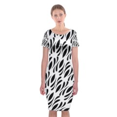 Vertical Classic Short Sleeve Midi Dress by Sobalvarro