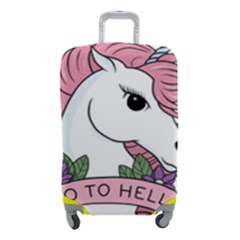 Go To Hell Luggage Cover (small) by Valentinaart