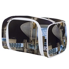 Montevideo Airport Night Scene, Uruguay Toiletries Pouch by dflcprintsclothing