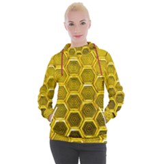 Hexagon Windows Women s Hooded Pullover by essentialimage