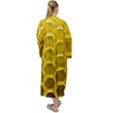 Hexagon Windows Maxi Velour Kimono View2