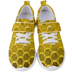 Hexagon Windows Women s Velcro Strap Shoes by essentialimage