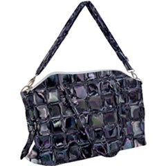 Funky Mosaic  Canvas Crossbody Bag by MRNStudios