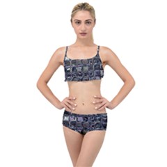 Funky Mosaic  Layered Top Bikini Set by MRNStudios