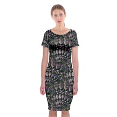 Stone Deco  Classic Short Sleeve Midi Dress