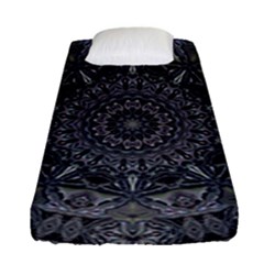 Mellow Mandala  Fitted Sheet (single Size) by MRNStudios