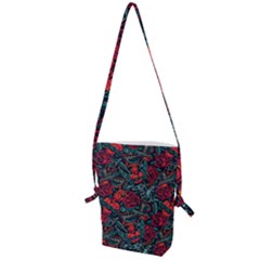 Strangled In Love Folding Shoulder Bag by designsbymallika