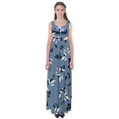 Abstract fashion style  Empire Waist Maxi Dress