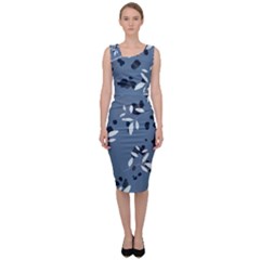 Abstract fashion style  Sleeveless Pencil Dress