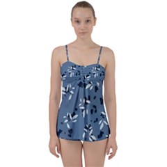 Abstract fashion style  Babydoll Tankini Set