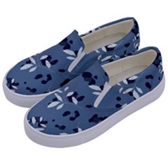 Abstract fashion style  Kids  Canvas Slip Ons