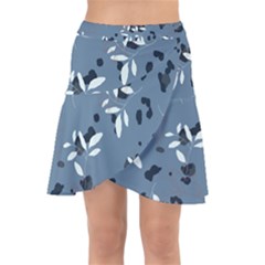 Abstract fashion style  Wrap Front Skirt