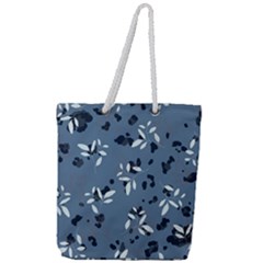 Abstract fashion style  Full Print Rope Handle Tote (Large)