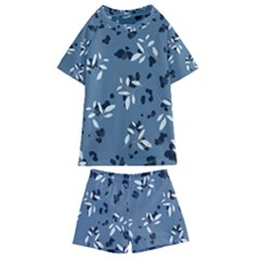 Abstract fashion style  Kids  Swim Tee and Shorts Set